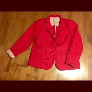 Red Dalia blazer